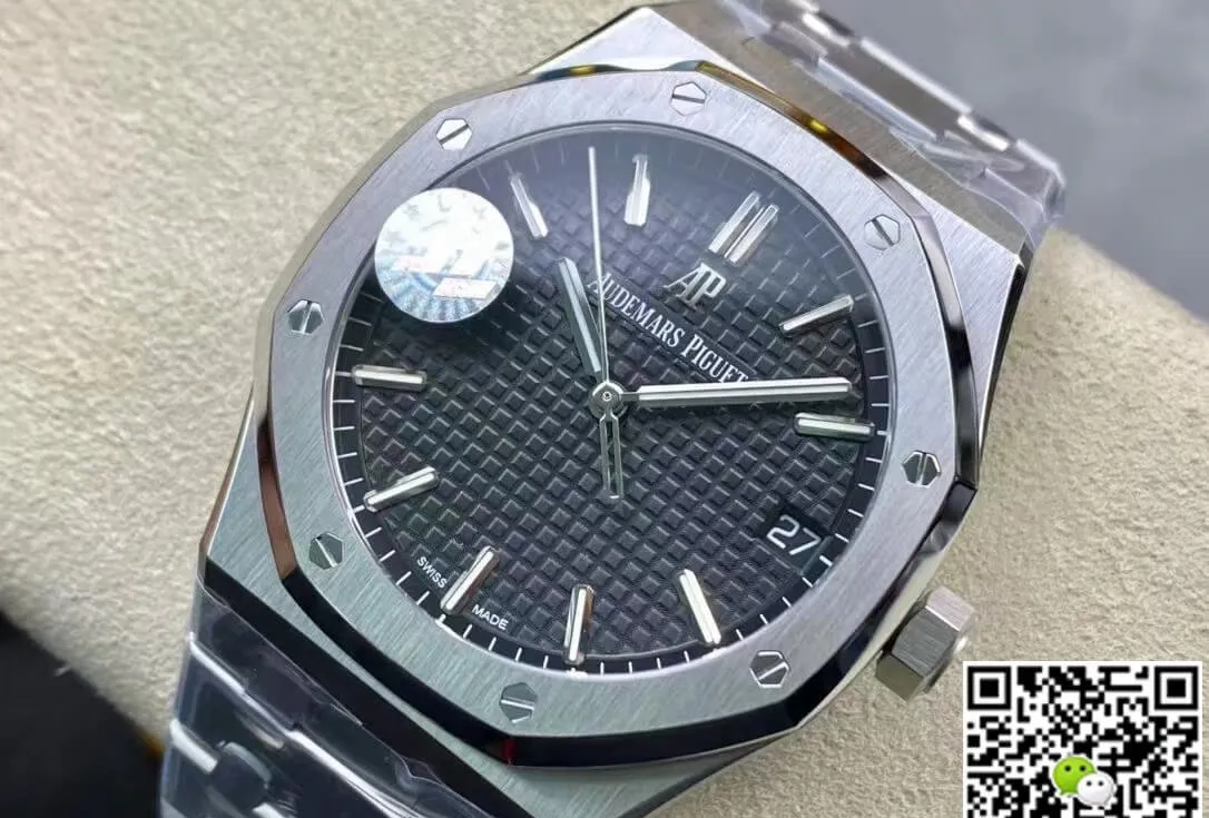 Audemars Piguet Royal Oak 15500ST.OO.1220ST.03 ZF Factory 1:1 Best Edition Replica Watch V2 Black Dial